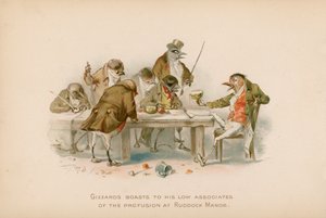 Ilustración para The Twigs o Navidad en Ruddock Hall de Robert Dudley